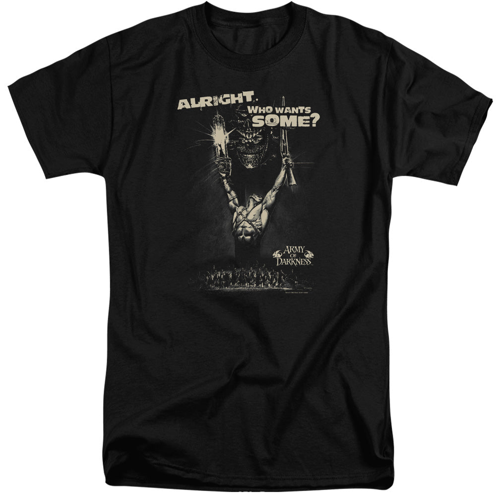 Army Of Darkness Want Some Mens Tall T Shirt Black Hoodie, Sweatshirt | CiraTrend.com (Image 2)