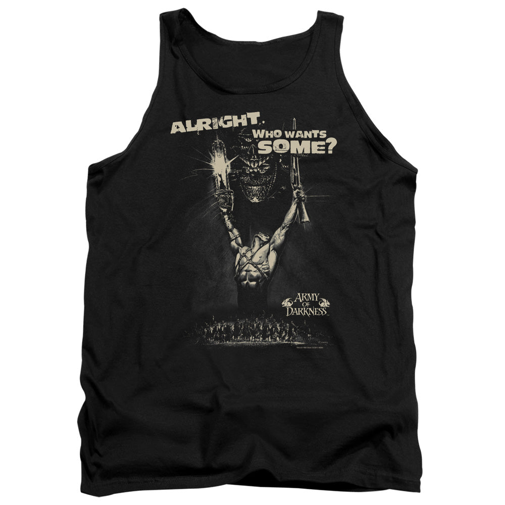 Army Of Darkness Want Some Mens Tank Top Shirt Black Hoodie, Sweatshirt | CiraTrend.com (Image 1)