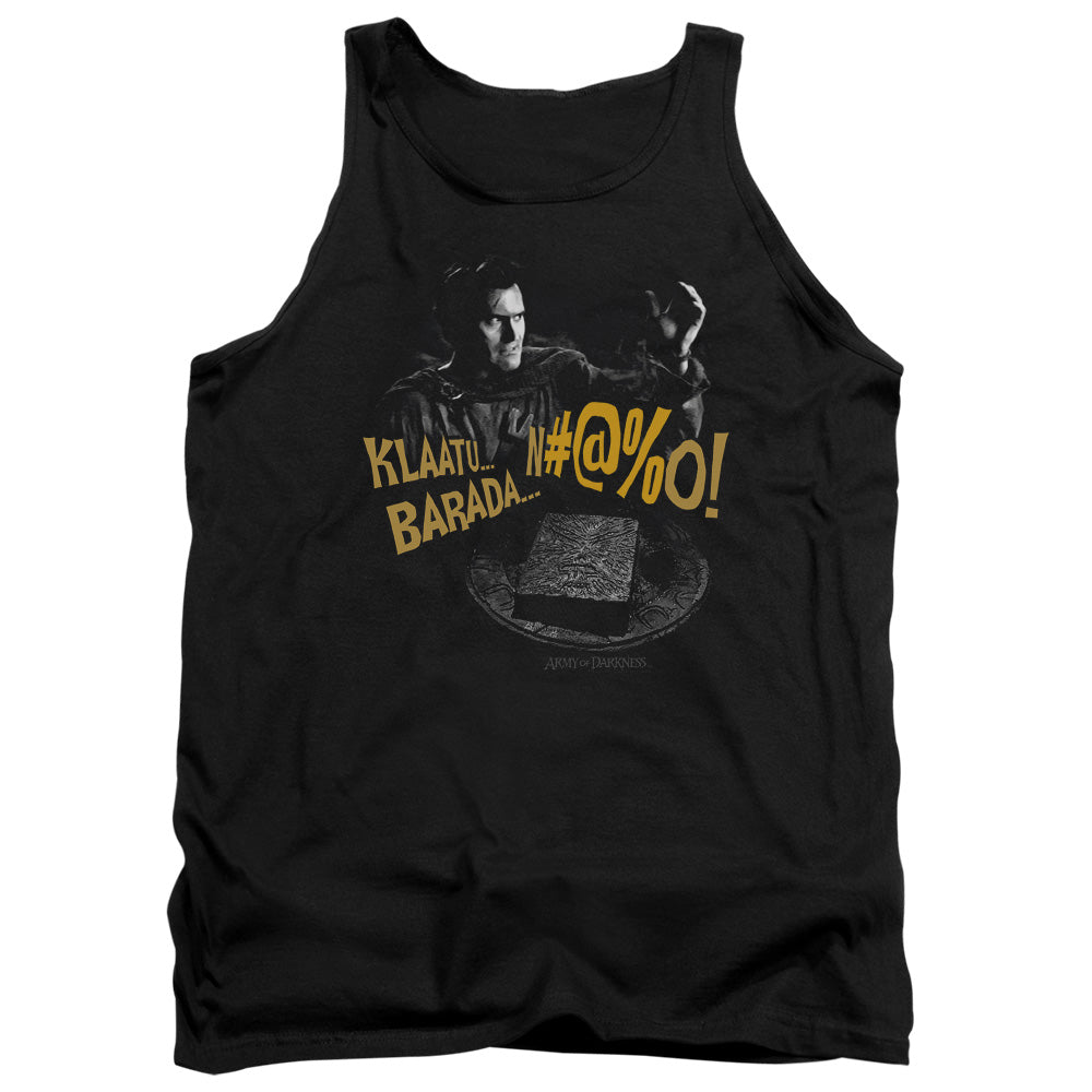 Army Of Darkness Klaatu...Barada Mens Tank Top Shirt Black Hoodie, Sweatshirt | CiraTrend.com (Image 2)