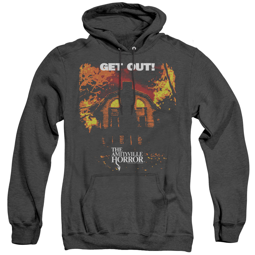 Amityville Horror Get Out Mens Heather Hoodie Black T-Shirts, Sweatshirt | CiraTrend.com (Image 5)