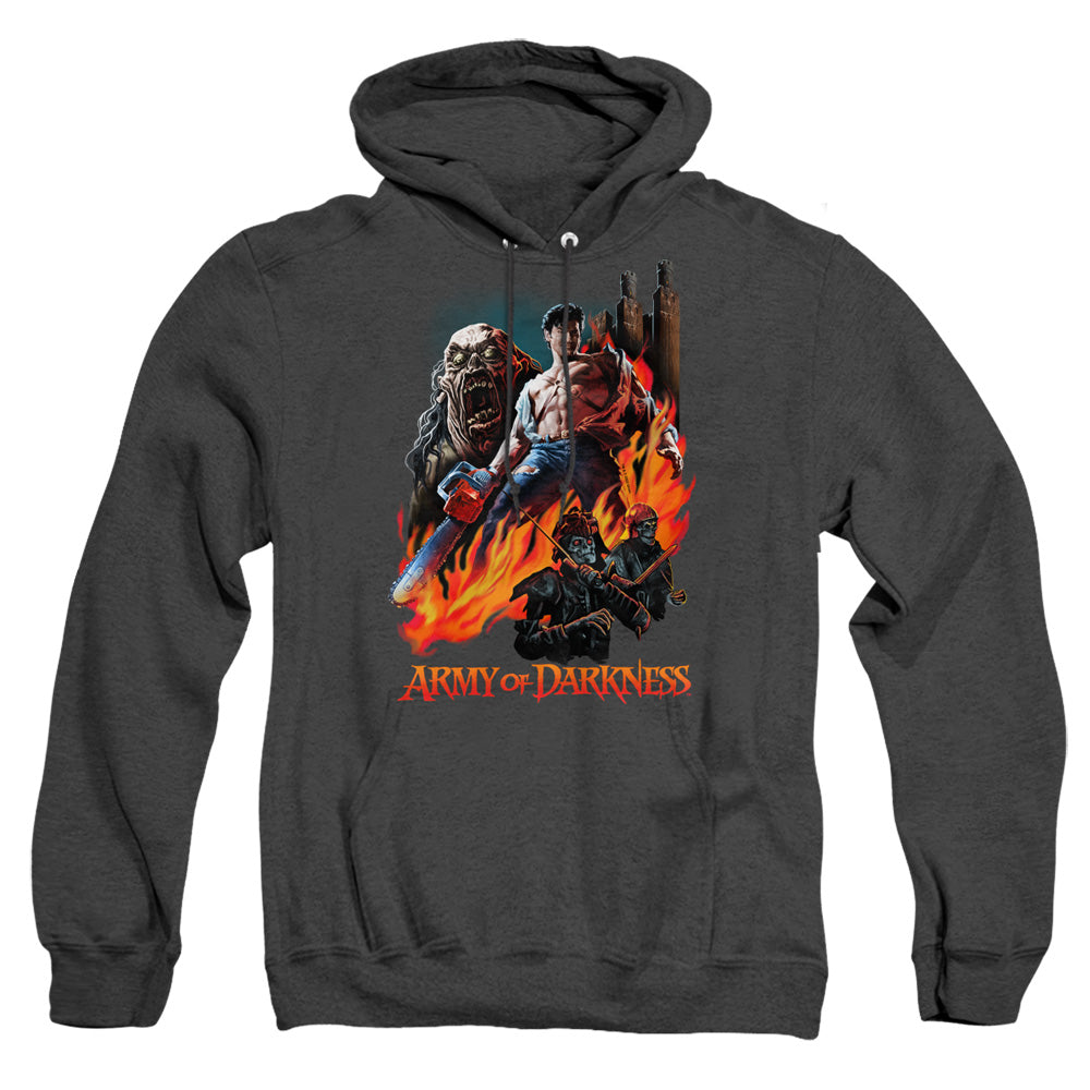Army Of Darkness Painted Evil Mens Heather Hoodie Black T-Shirts, Sweatshirt | CiraTrend.com (Image 5)