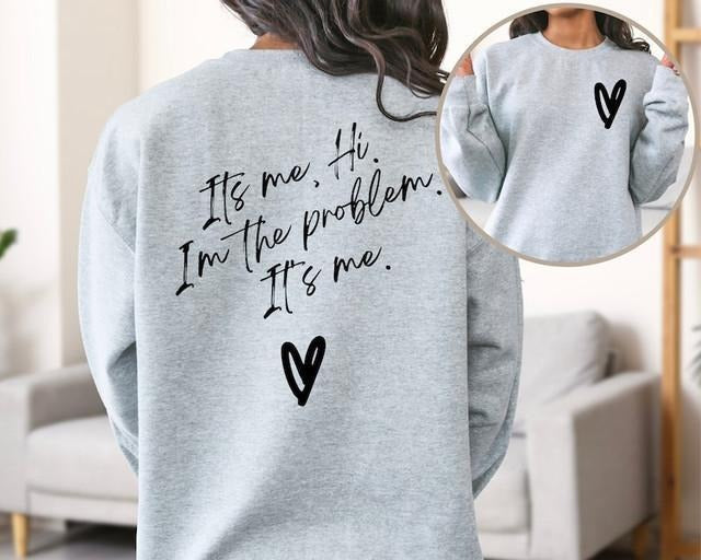 MMD It's Me Hi I'm The Problem It's Me Sweatshirt, Anti Hero Sweatshirt, Fan Shirt Hoodie, Music Gifts For Women, Funny...