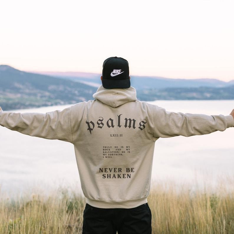 Men's Christian Hoodie Bible Verse Hoodie Christian Sweatshirt  Hoodie and Sweater; T-shirt Cotton Menswear Polyester Tops