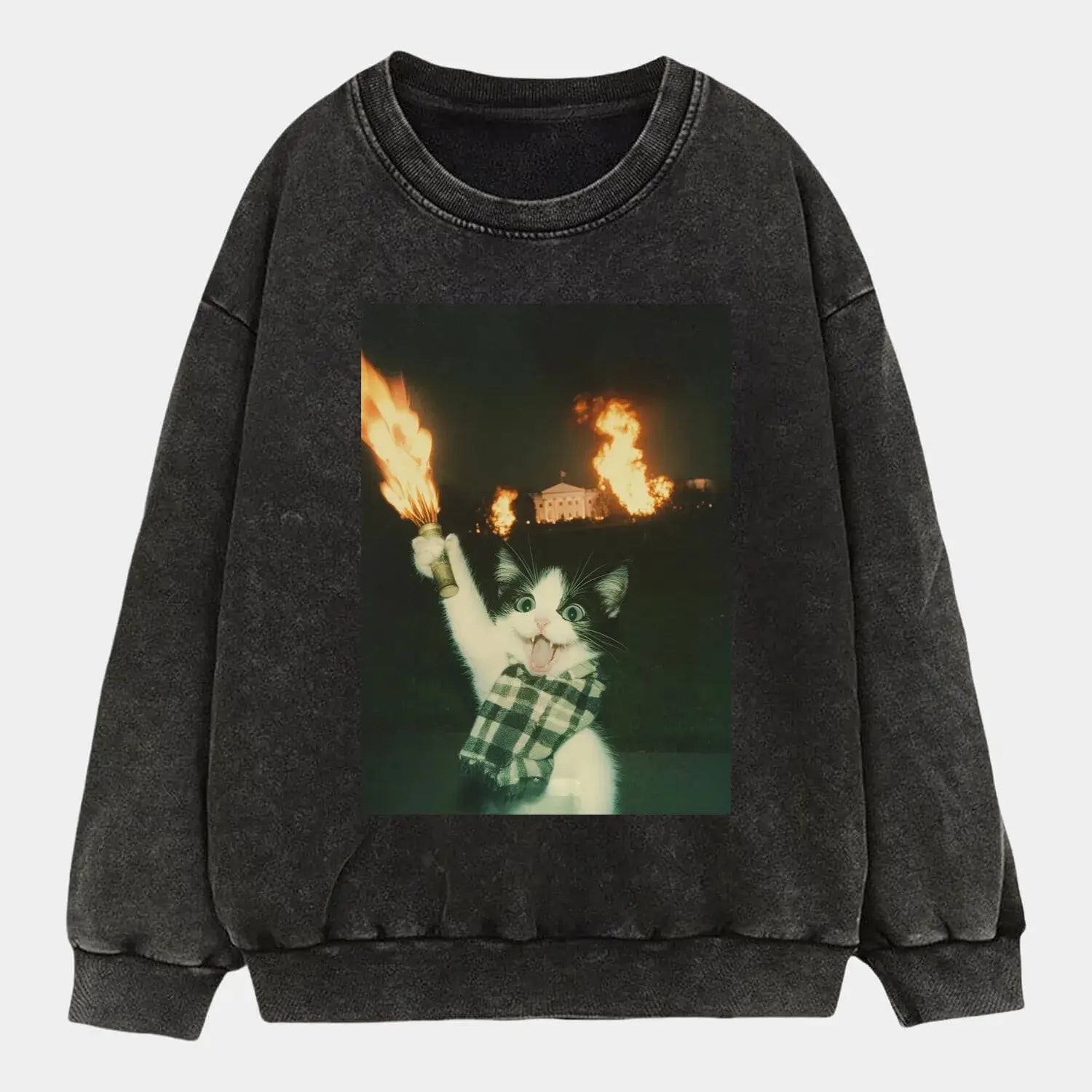 Meow Burning TEE Hoodie, Sweatshirt | CiraTrend.com (Image 3)