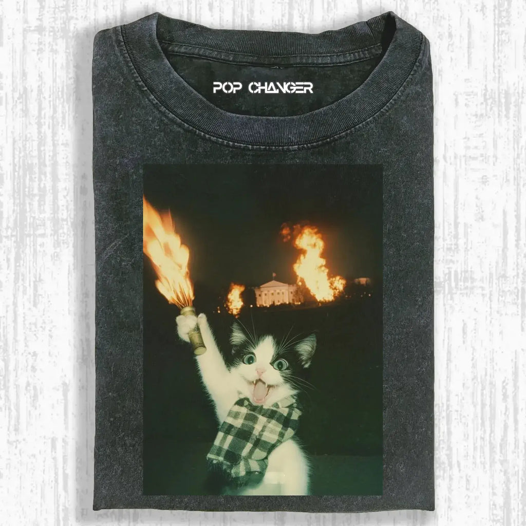 Meow Burning TEE Hoodie, Sweatshirt | CiraTrend.com (Image 4)