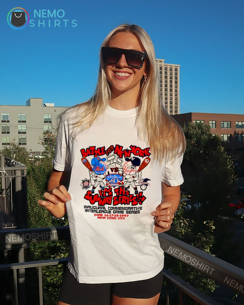 Mets vs Yankees battle for the New York it’s the subway series shirt