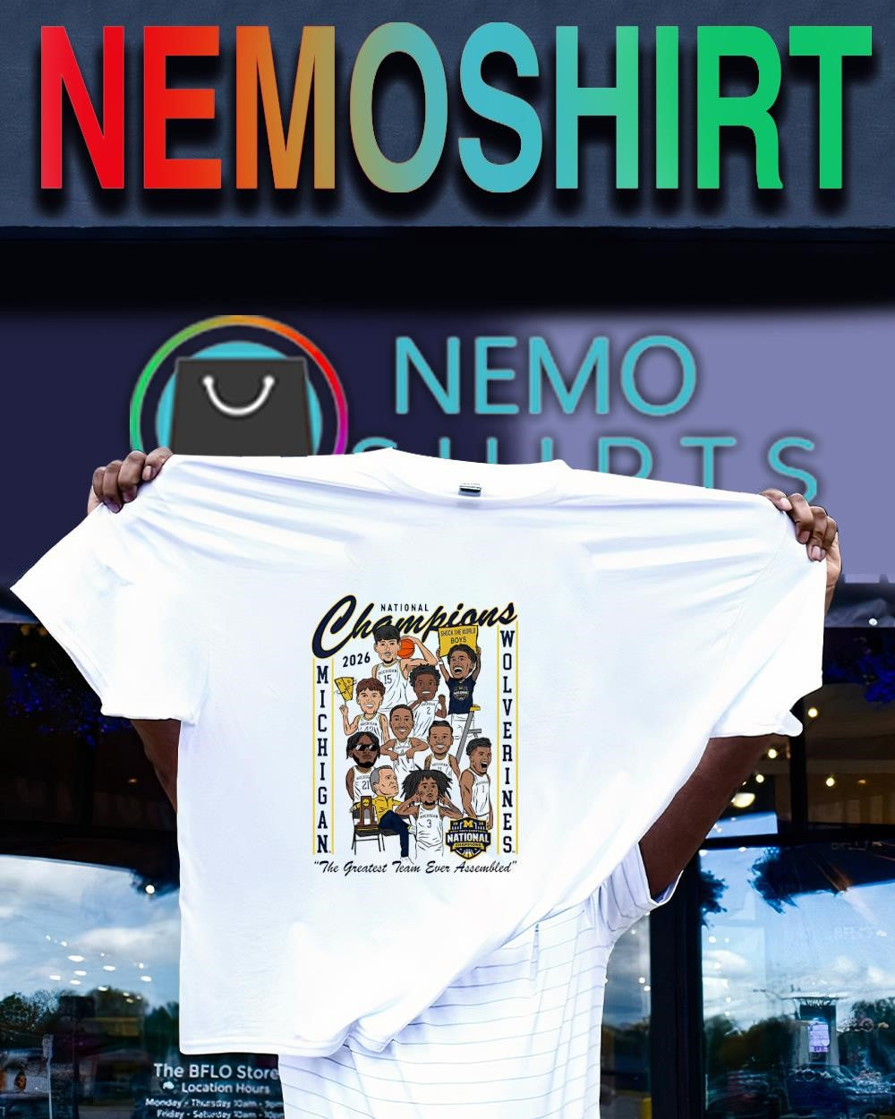 Michigan Wolverines National Champions 2026 The Greates team shirt