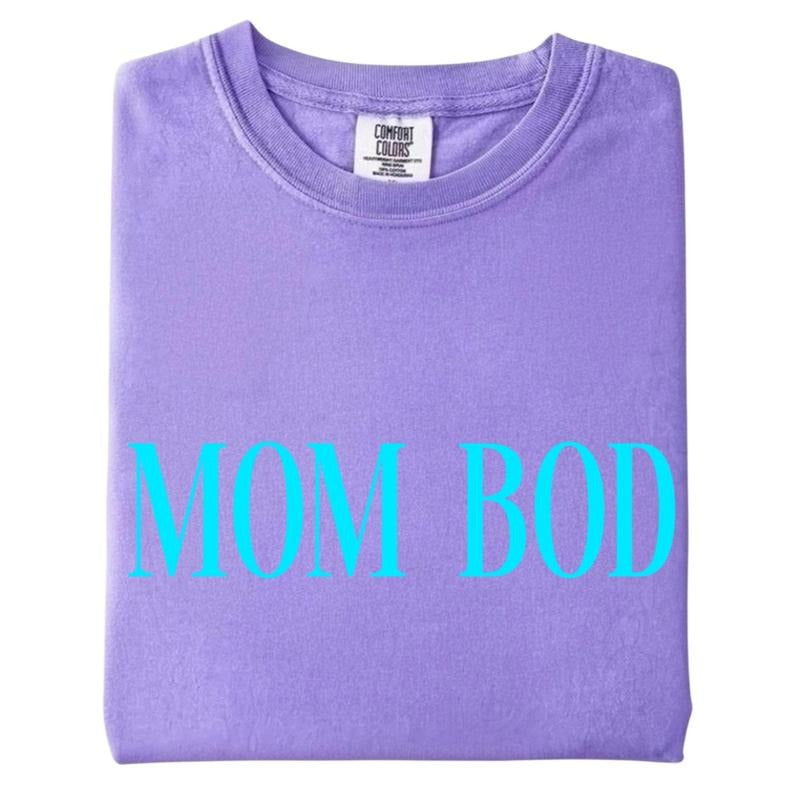 Mom Bod Comfort Colors Tee, Mom Bod T-Shirt Hoodie, Sweatshirt | CiraTrend.com