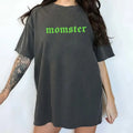 Momster Comfort Colors Shirt, Funny Mom Halloween Unhinged Tees, Sarcastic Mom Halloween Tee, Monster Mama Halloween...