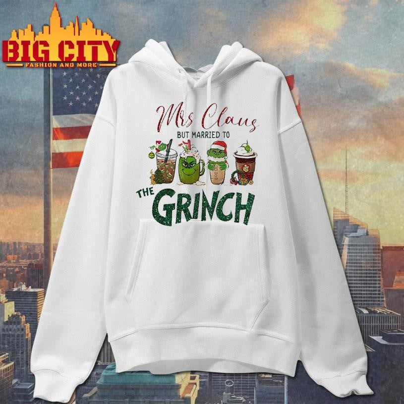 Mrs Claus But Married to Grinch Christmas Gift shirt