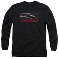Airwolf Grid Mens Long Sleeve Shirt Black Hoodie, Sweatshirt | CiraTrend.com (Image 1)
