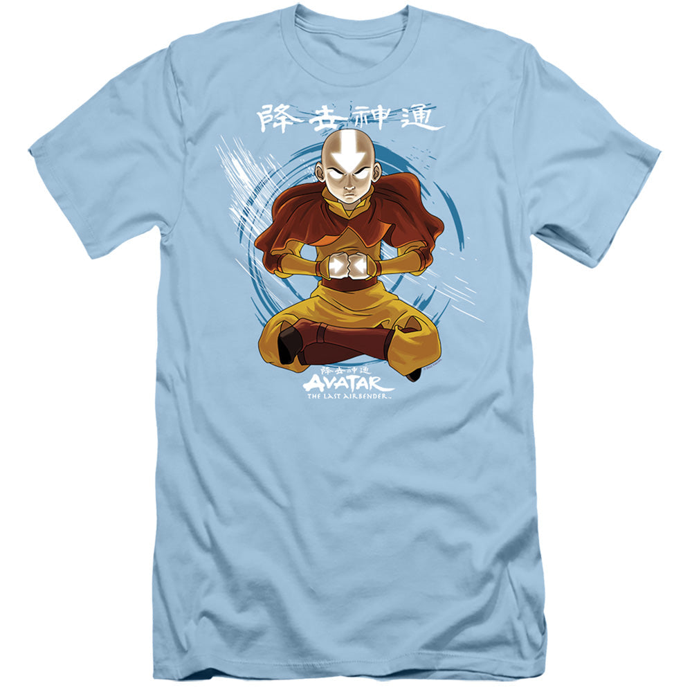 Avatar The Last Airbender Power Of Air Slim Fit Mens T Shirt Light Blue Style002 Hoodie, Sweatshirt | CiraTrend.com