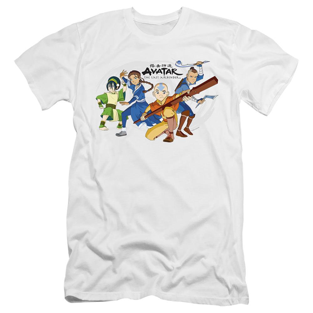 Avatar The Last Airbender Avatars Group Slim Fit Mens T Shirt White Style004 Hoodie, Sweatshirt | CiraTrend.com