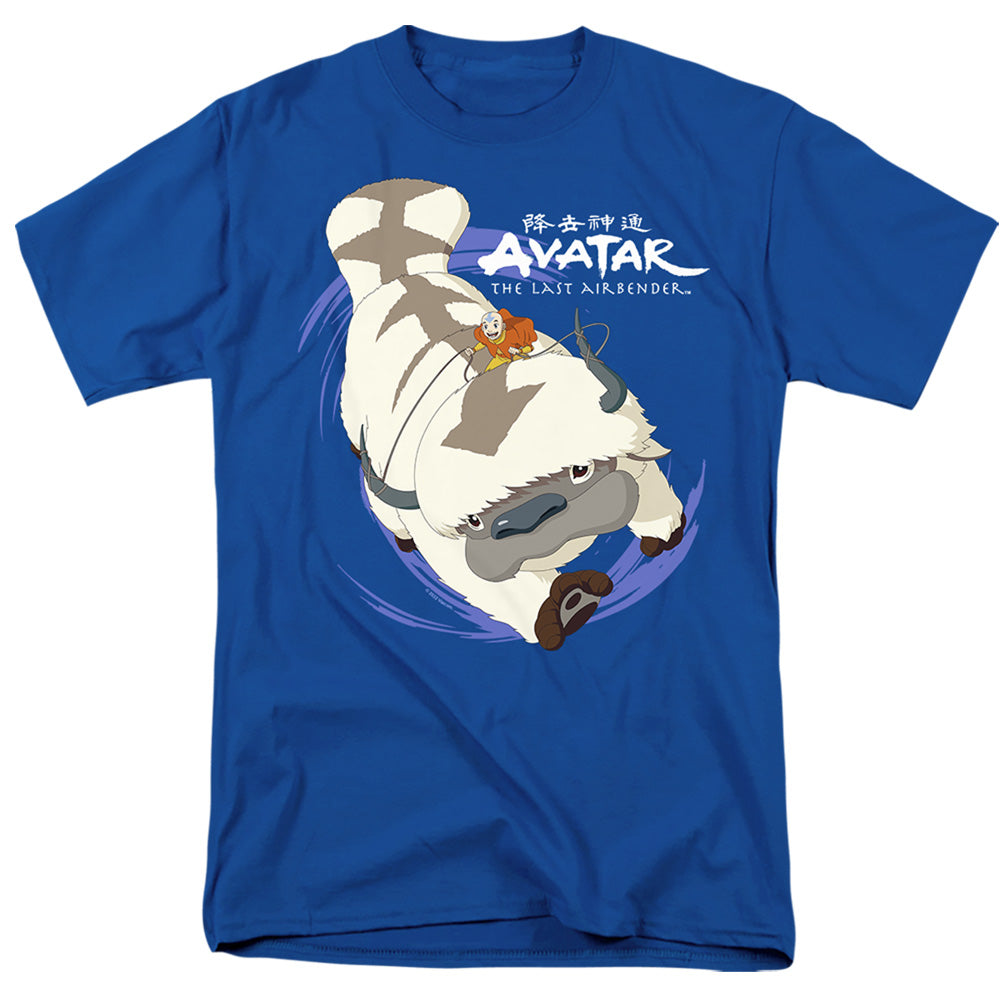 Avatar The Last Airbender Appa In Flight Mens T Shirt Royal Blue Style001 Hoodie, Sweatshirt | CiraTrend.com (Image 1)
