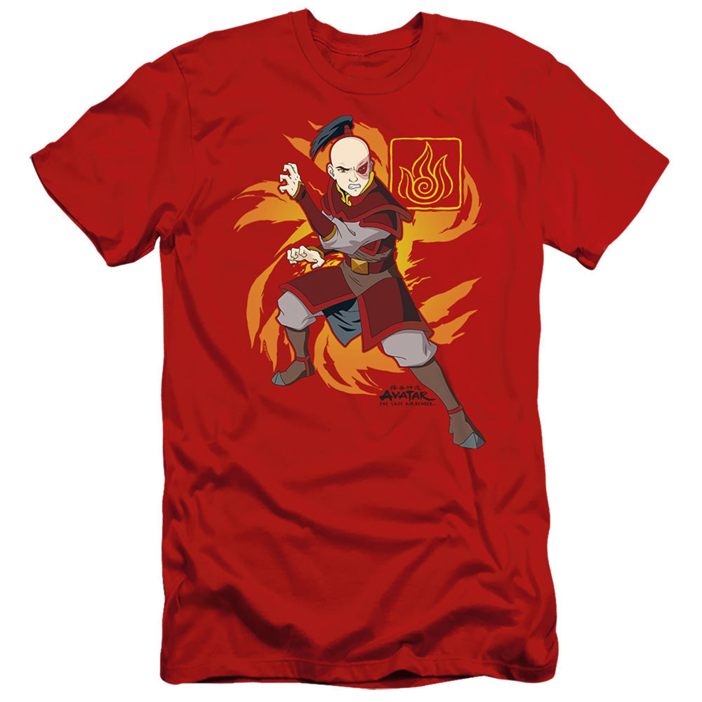 Avatar The Last Airbender Zuko Flame Burst Slim Fit Mens T Shirt Red Hoodie, Sweatshirt | CiraTrend.com