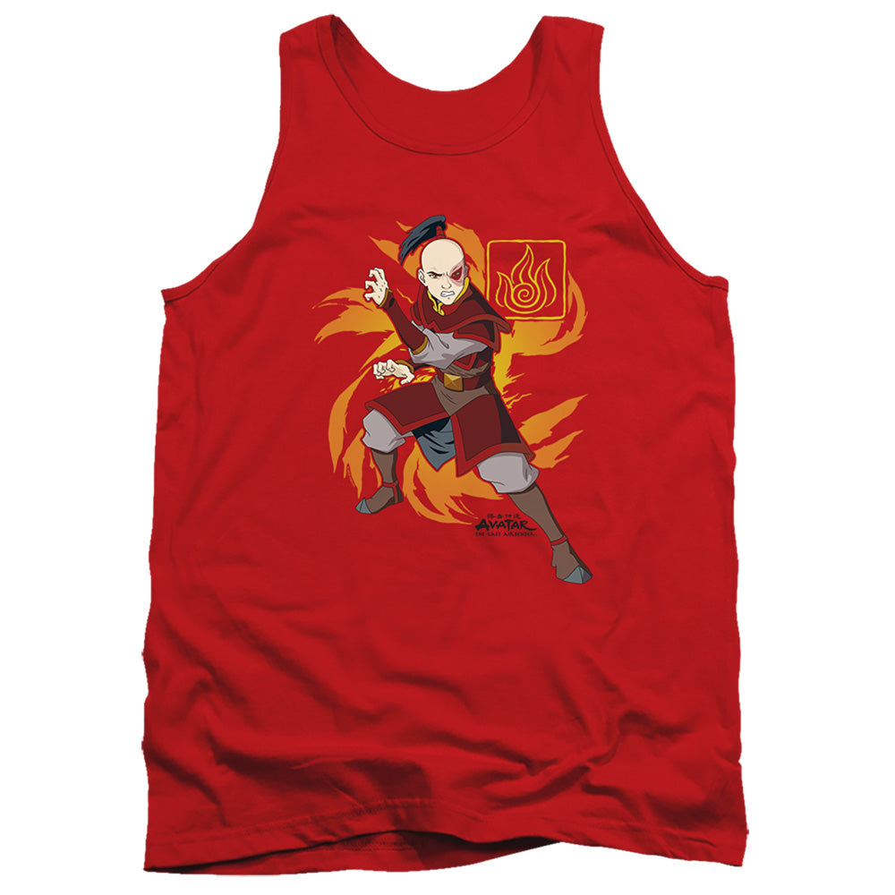 Avatar The Last Airbender Zuko Flame Burst Mens Tank Top Shirt Red Hoodie, Sweatshirt | CiraTrend.com (Image 1)