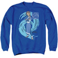 Avatar The Last Airbender Katara Water Wave Mens Crewneck Sweatshirt Royal Blue Style001 T-Shirts, Hoodie (Image 1)