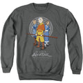 Avatar The Last Airbender Team Avatar Mens Crewneck Sweatshirt Charcoal T-Shirts, Hoodie | CiraTrend.com