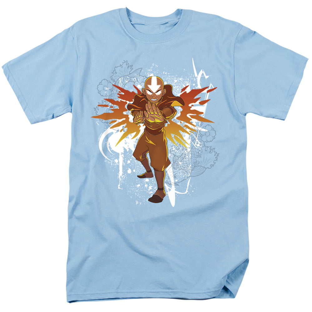 Avatar The Last Airbender Flower And Fish Aang Mens T Shirt Light Blue Style001 Hoodie, Sweatshirt | CiraTrend.com
