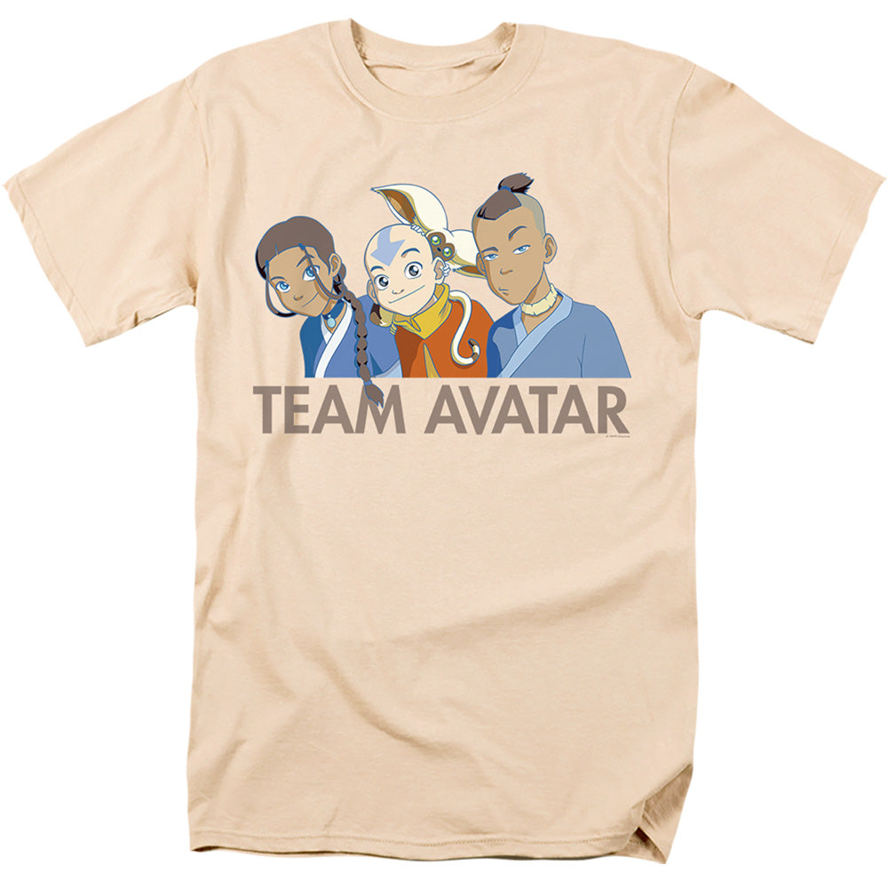 Avatar The Last Airbender Team Avatar Lineup Mens T Shirt Cream Style001 Hoodie, Sweatshirt | CiraTrend.com