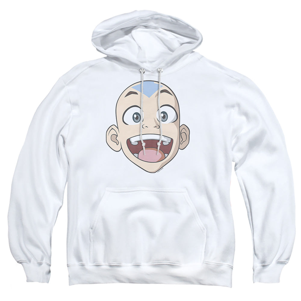 Avatar The Last Airbender Big Aang Face Mens Hoodie White T-Shirts, Sweatshirt | CiraTrend.com (Image 4)