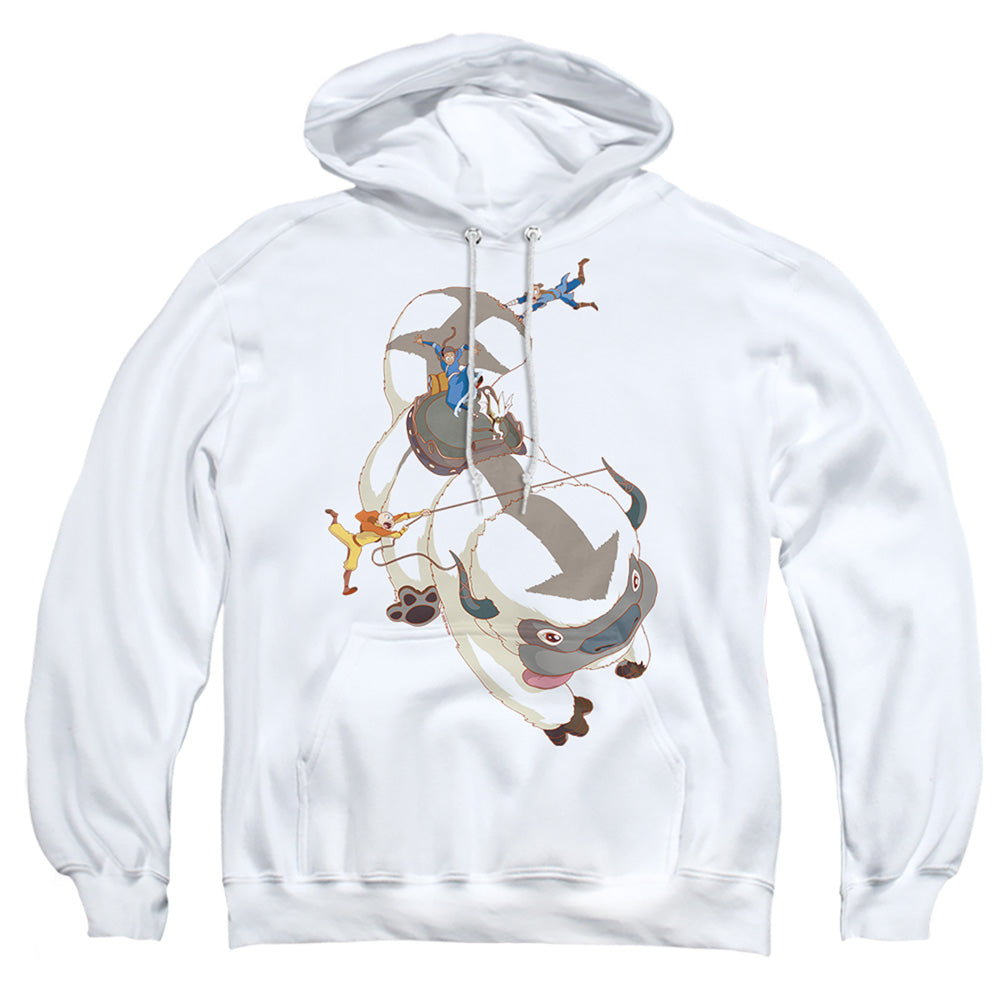 Avatar The Last Airbender Hang On Appa Mens Hoodie White T-Shirts, Sweatshirt | CiraTrend.com (Image 2)