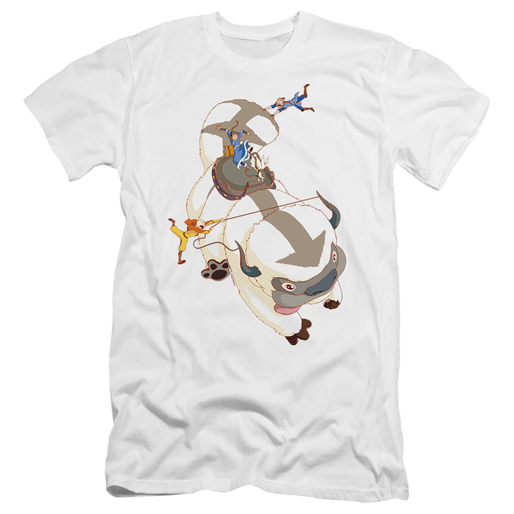 Avatar The Last Airbender Hang On Appa Slim Fit Mens T Shirt White Style003 Hoodie, Sweatshirt | CiraTrend.com