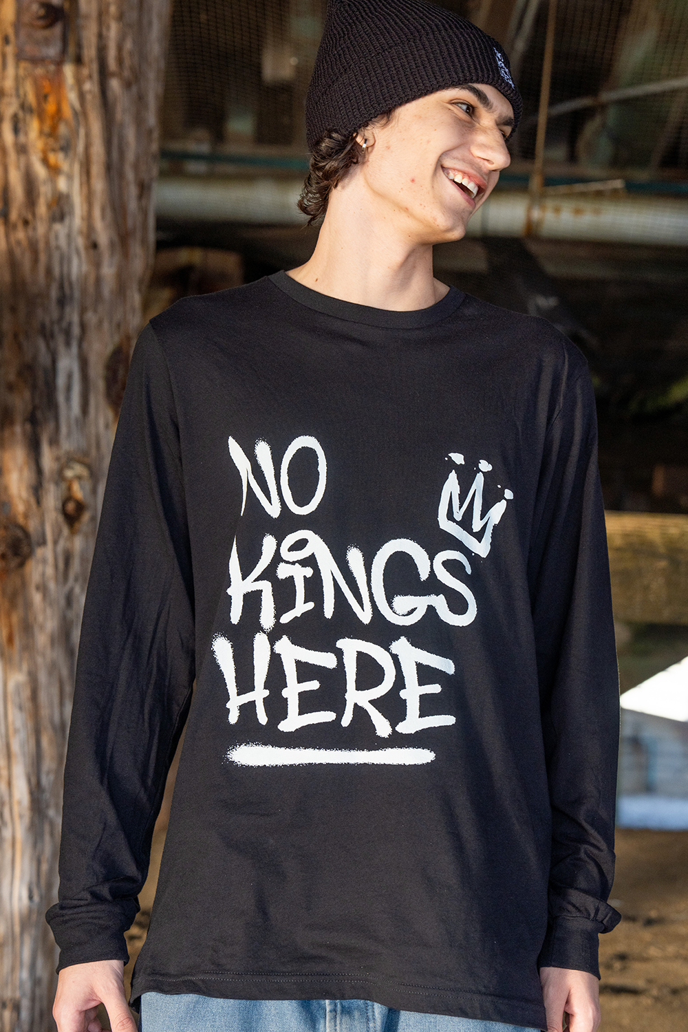 NKH Graffiti Logo Long-Sleeve Shirt (logo on FRONT) Hoodie, Sweatshirt | CiraTrend.com (Image 3)
