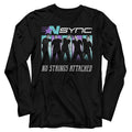 NSYNC Mens L/S T-Shirt - Blue Purple - Solid Black Hoodie, Sweatshirt | CiraTrend.com