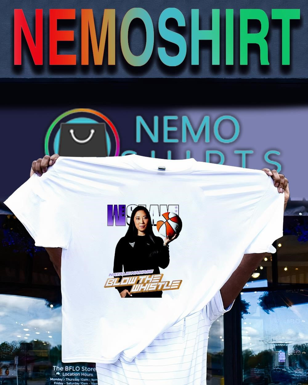 Natalie Nakase Golden State Valkyries blow the whistle shirt