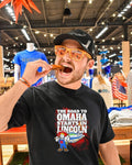 Nebraska Cornhuskers the road to Omaha starts in Lincoln shirt
