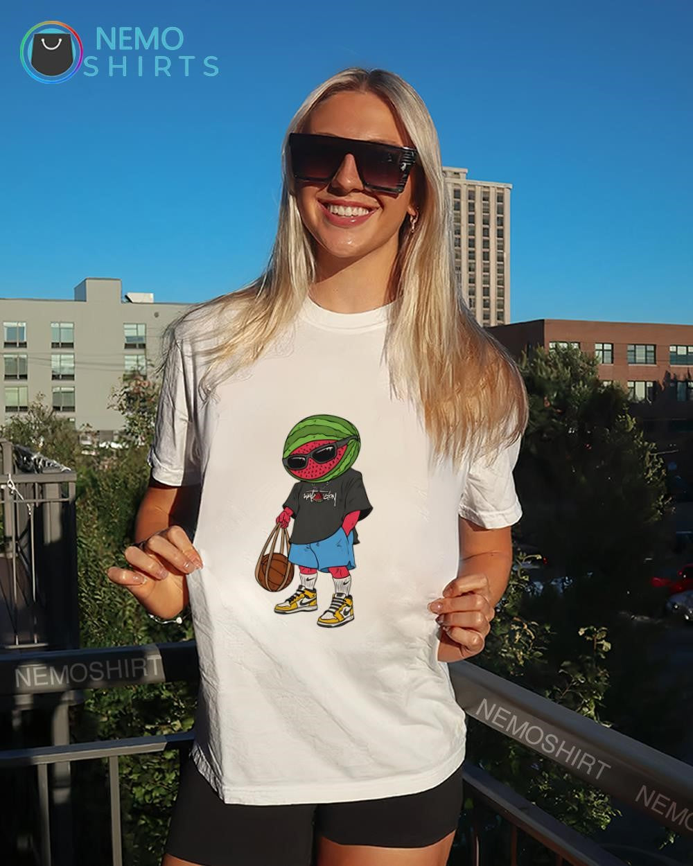 Netoplasma watermelon basketball skaters shirt