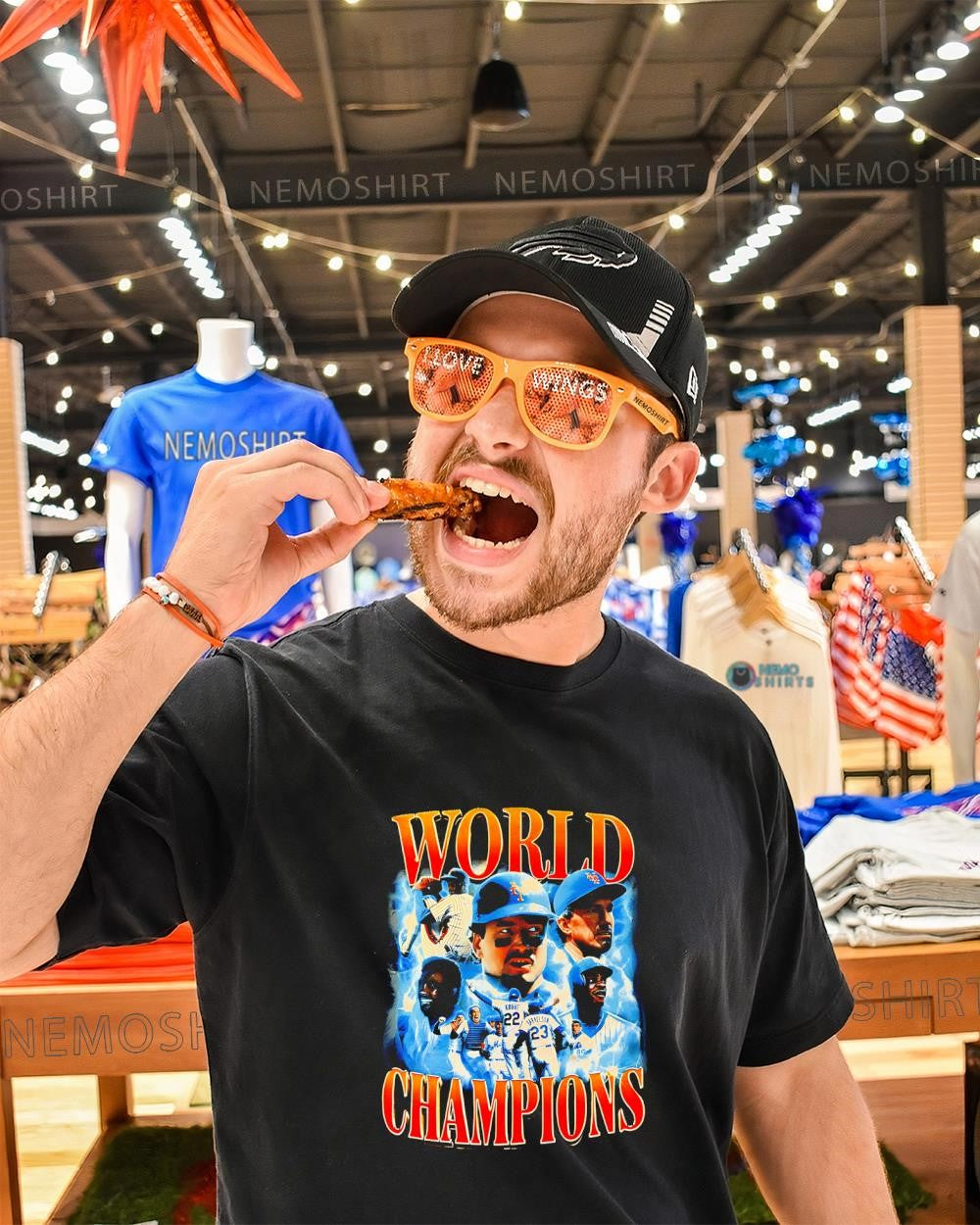 New York Mets 1986 World Champions retro shirt