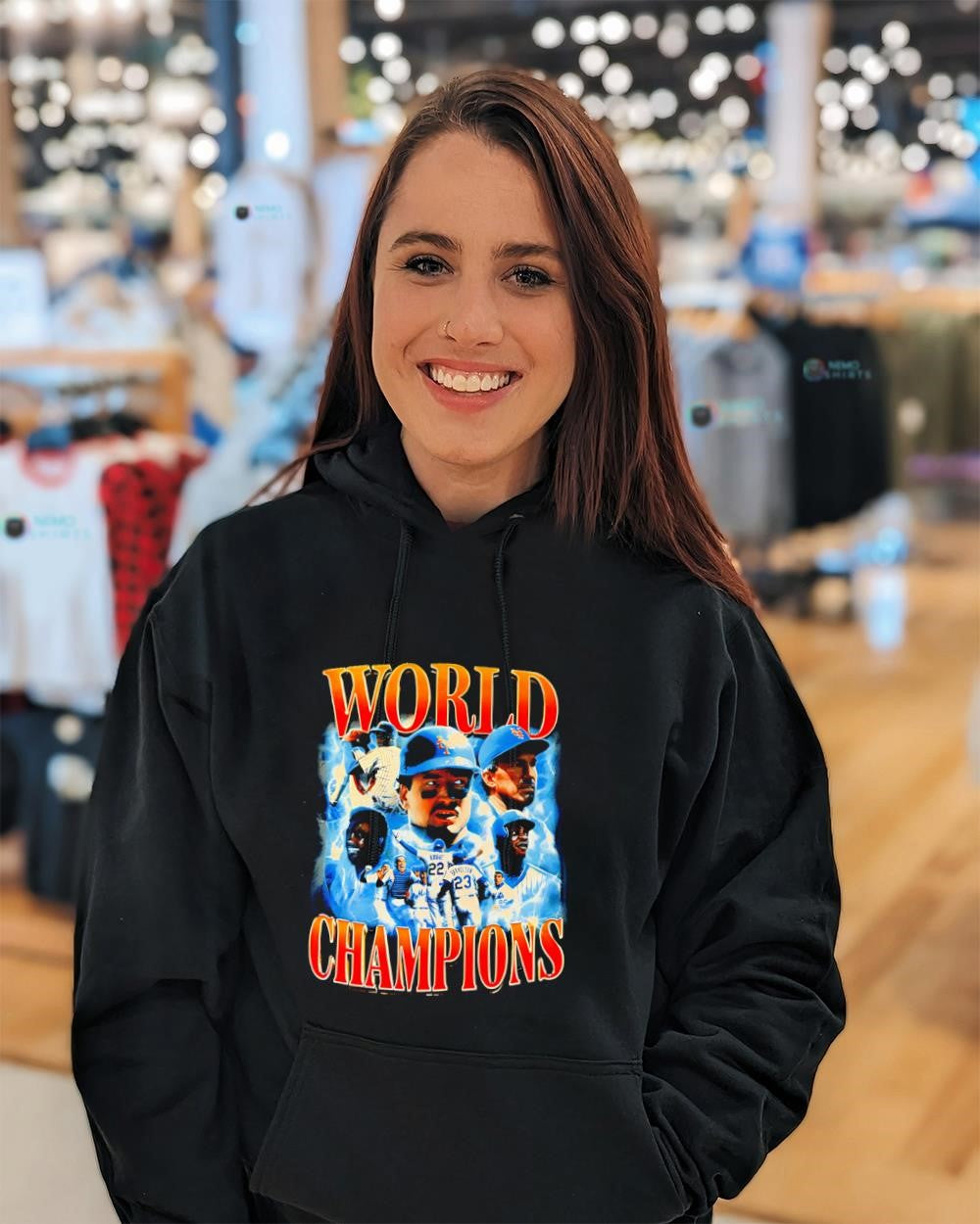New York Mets 1986 World Champions retro shirt