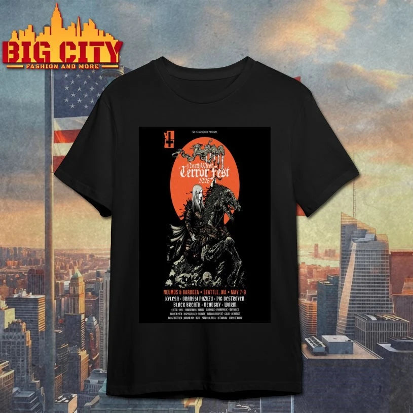 Northwest Terror Fest Event Seattle On May 7-9 2026 Poster shirt