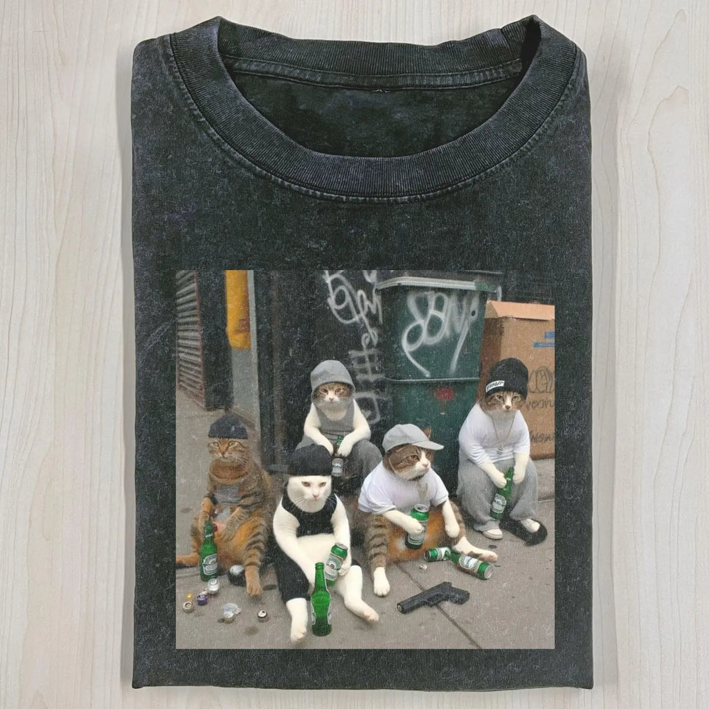 OUTLAW CAT 3.24 T-SHIRT Hoodie, Sweatshirt | CiraTrend.com (Image 1)