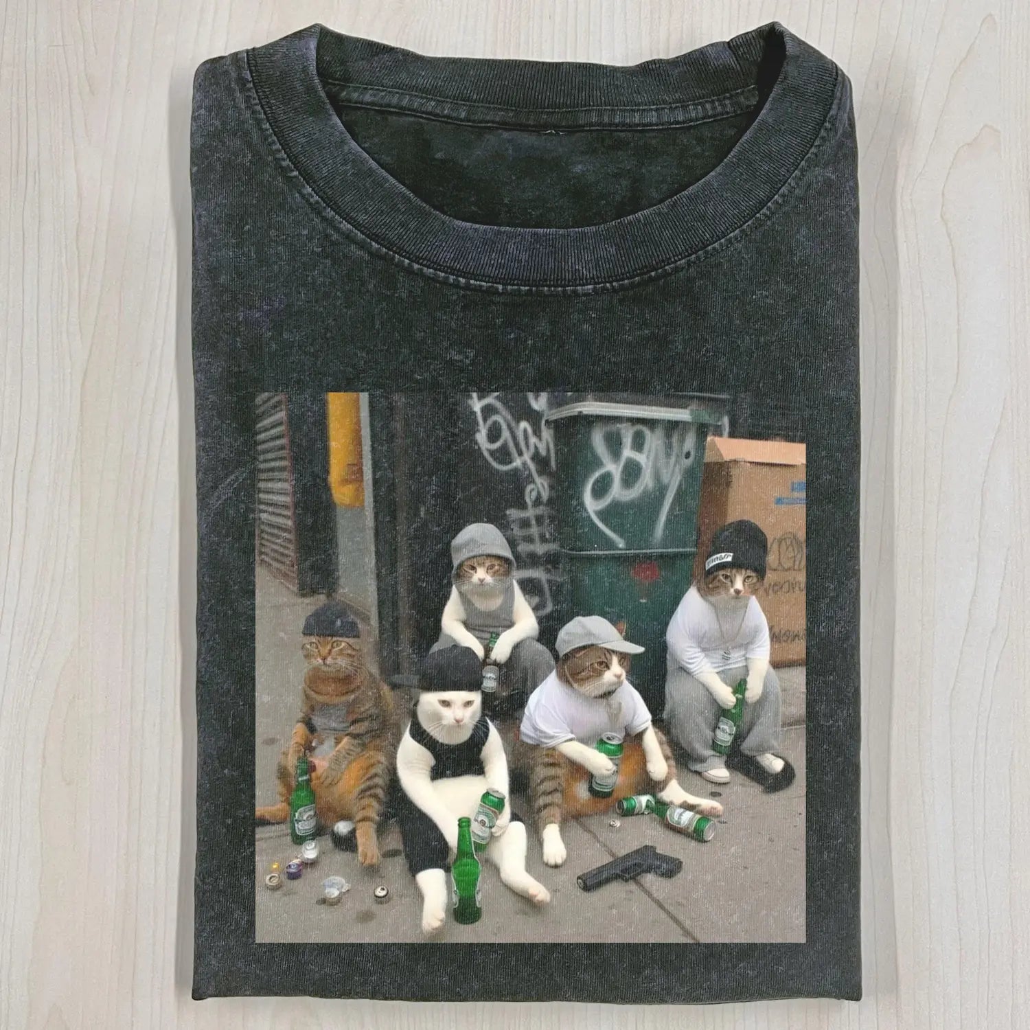 OUTLAW CAT 3.24 T-SHIRT Hoodie, Sweatshirt | CiraTrend.com (Image 1)