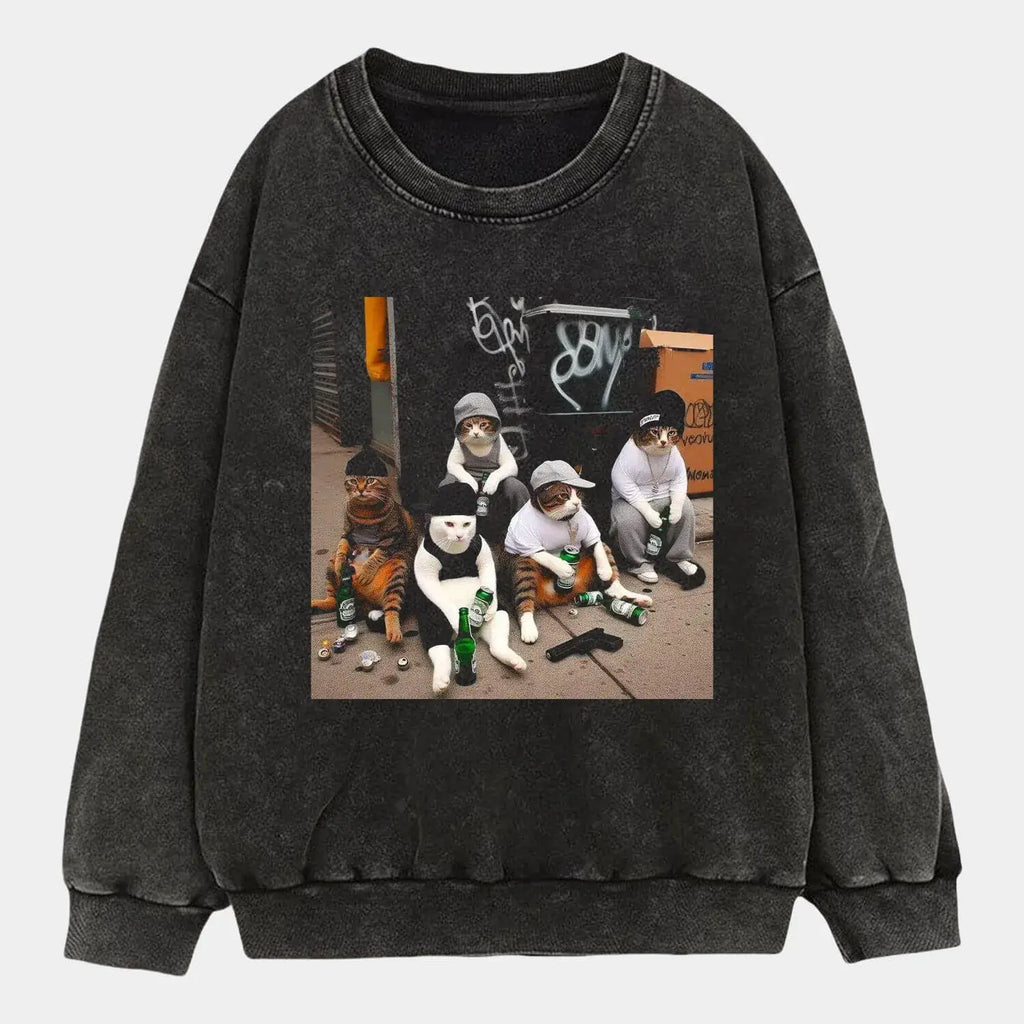 OUTLAW CAT TEE Hoodie, Sweatshirt | CiraTrend.com (Image 5)