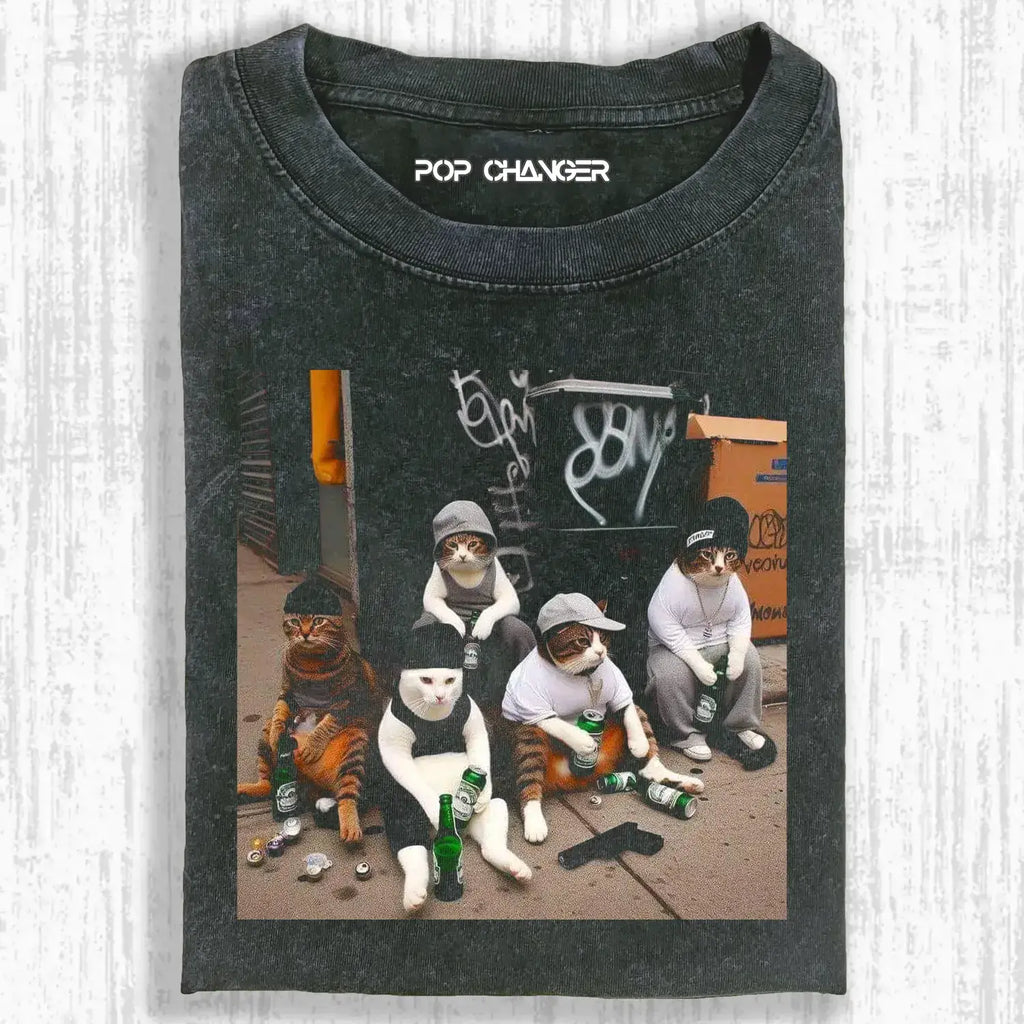 OUTLAW CAT TEE Hoodie, Sweatshirt | CiraTrend.com (Image 4)