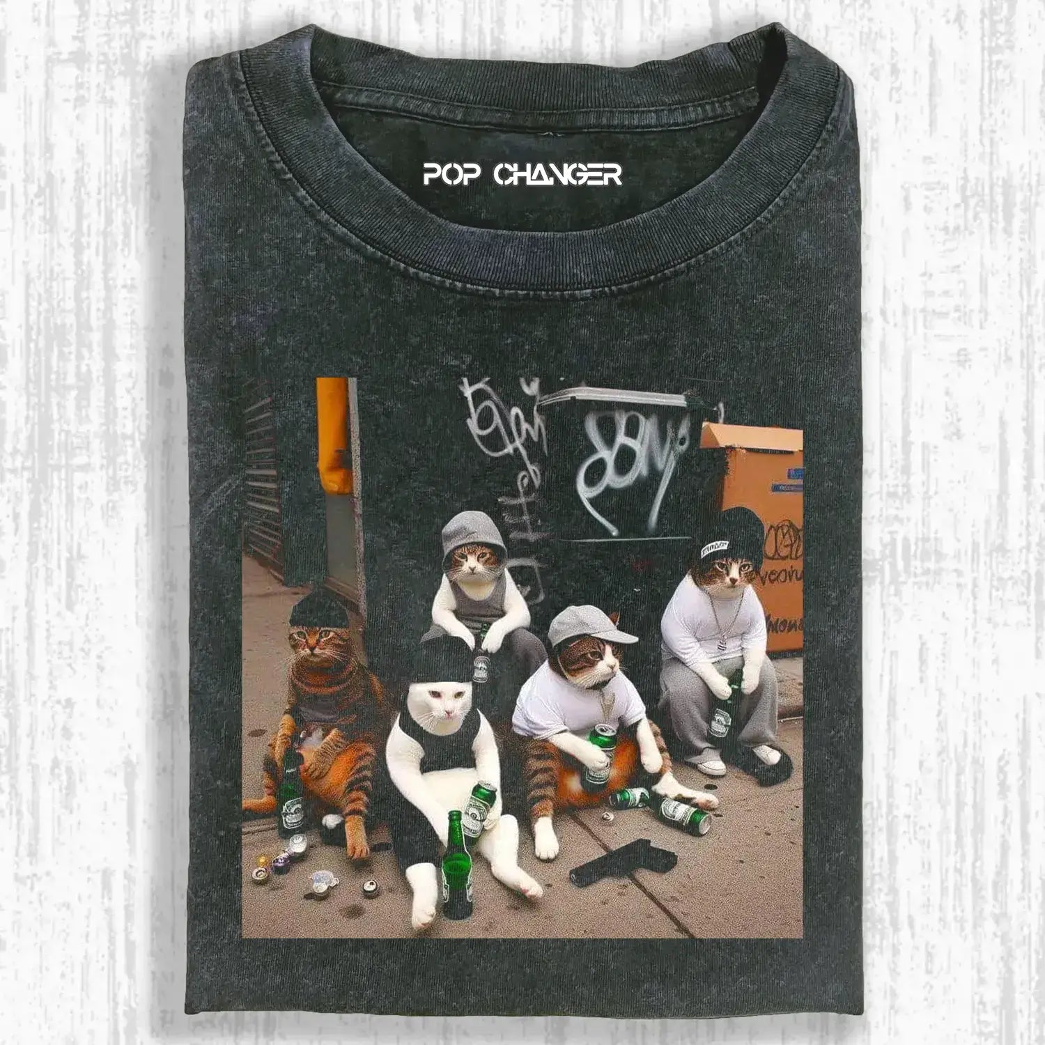 OUTLAW CAT TEE Hoodie, Sweatshirt | CiraTrend.com (Image 4)