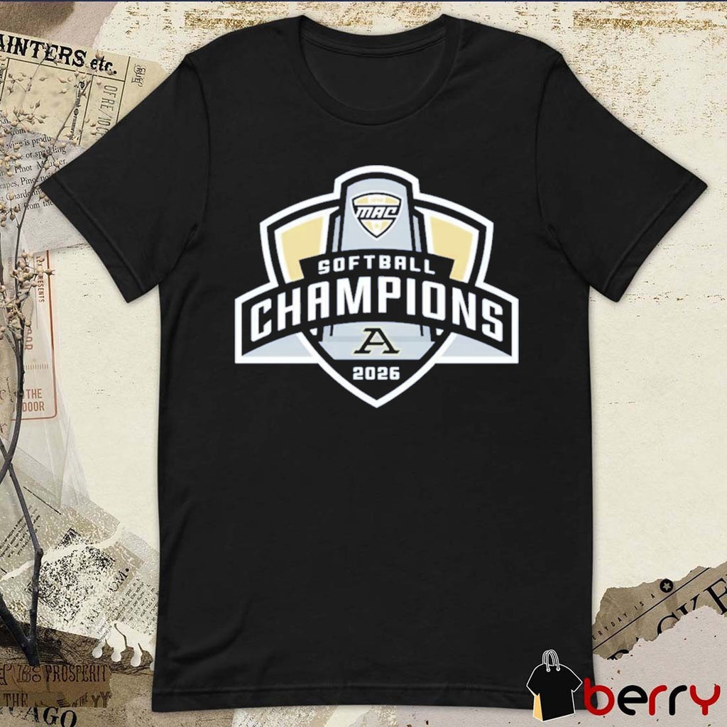 Akron Zips 2026 MAC Softball Tournament Champions Locker Room t-shirt
