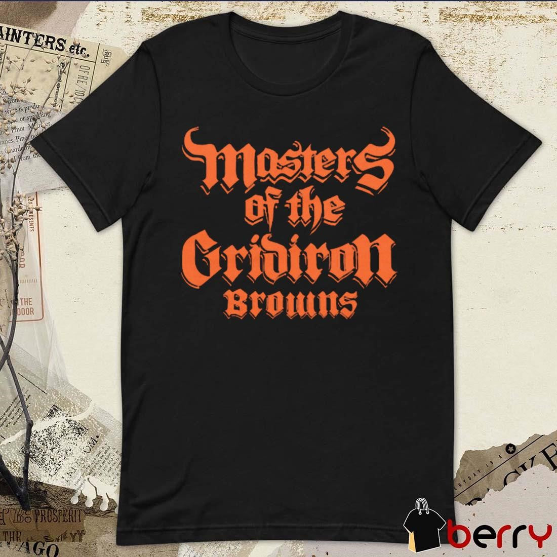 Cleveland Browns Masters Of The Gridiron t-shirt