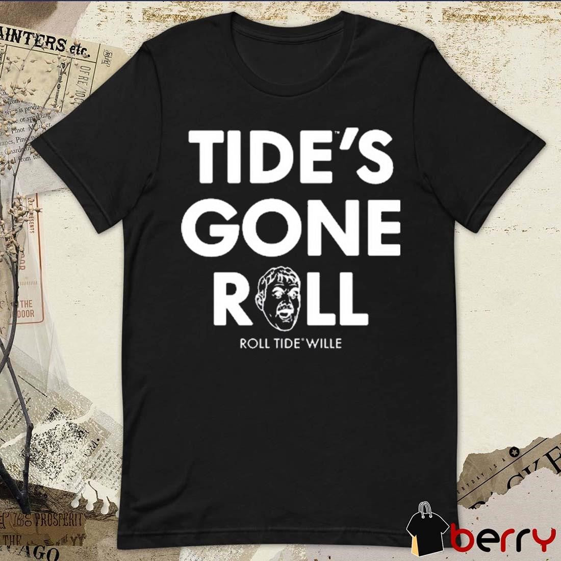 Crimson Locker Tide’s Gone Roll Roll Tide Wille 2024 t-shirt