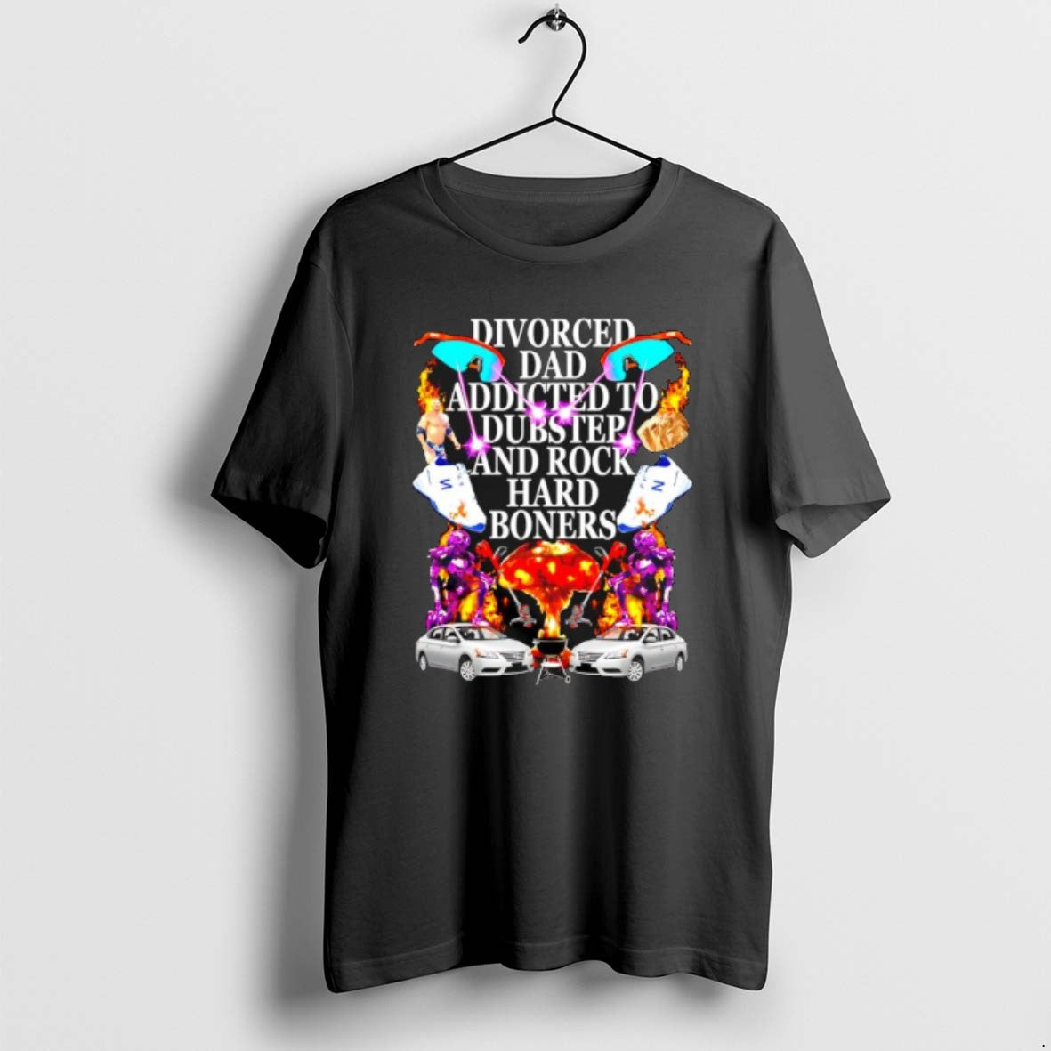 Official Divorced Dad Addicted To Dubstep And Rock Hard Boners Graphic T-Shirts, Hoodie, Sweatshirt | CiraTrend.com
