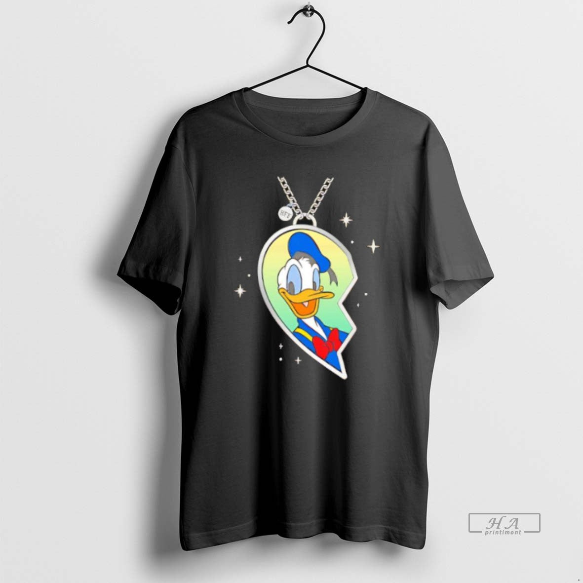 Official Donald Duck Best Friends Matching Heart Necklace T-Shirts, Hoodie, Sweatshirt | CiraTrend.com