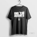 Official F14abmac Texas Am Football Gig Em Aggies 2025 Cfp Team Slogan 2 Sided T-Shirts, Hoodie, Sweatshirt | CiraTrend.com
