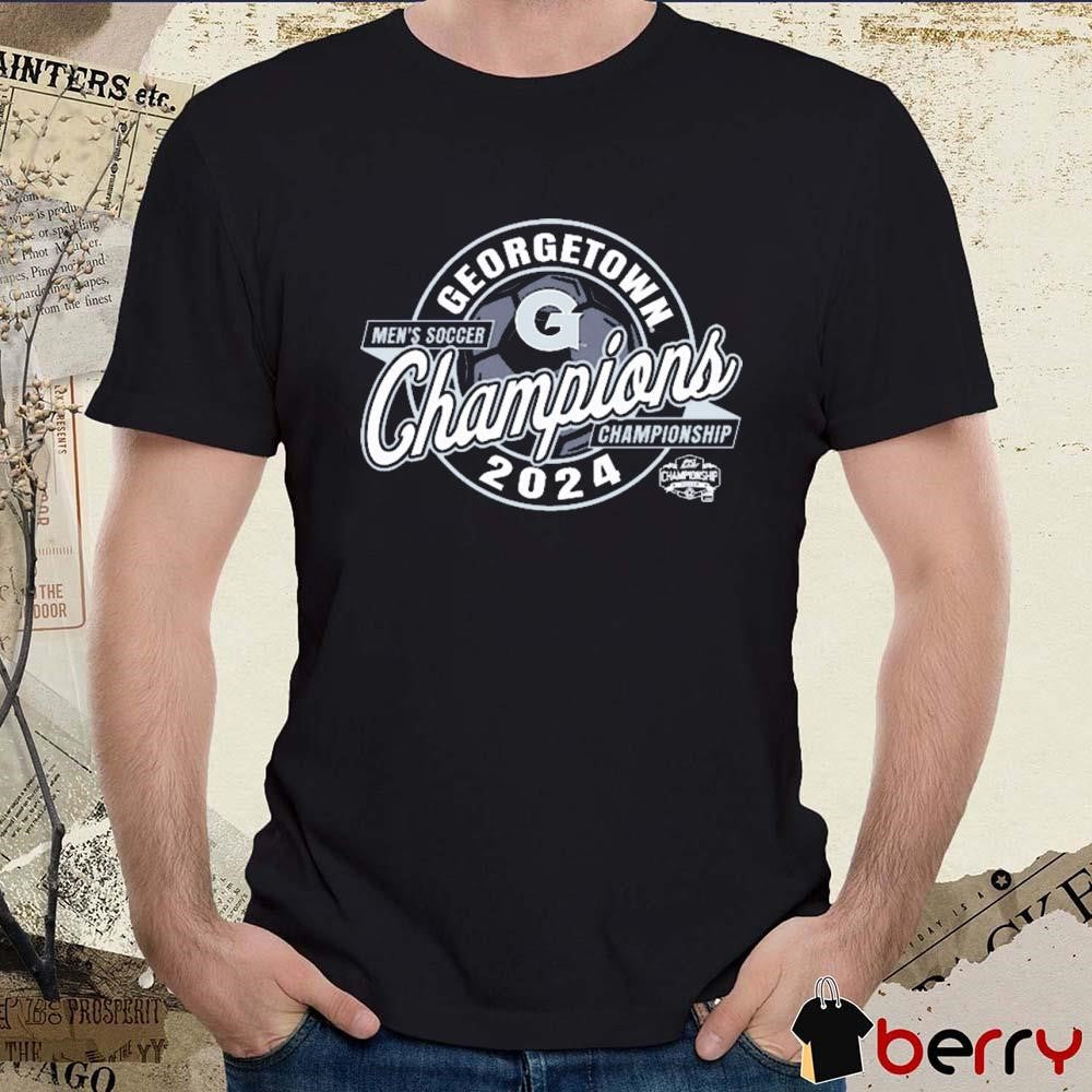 Georgetown Hoyas 2024 Big East Men’s Soccer Tournament Champions t-shirt