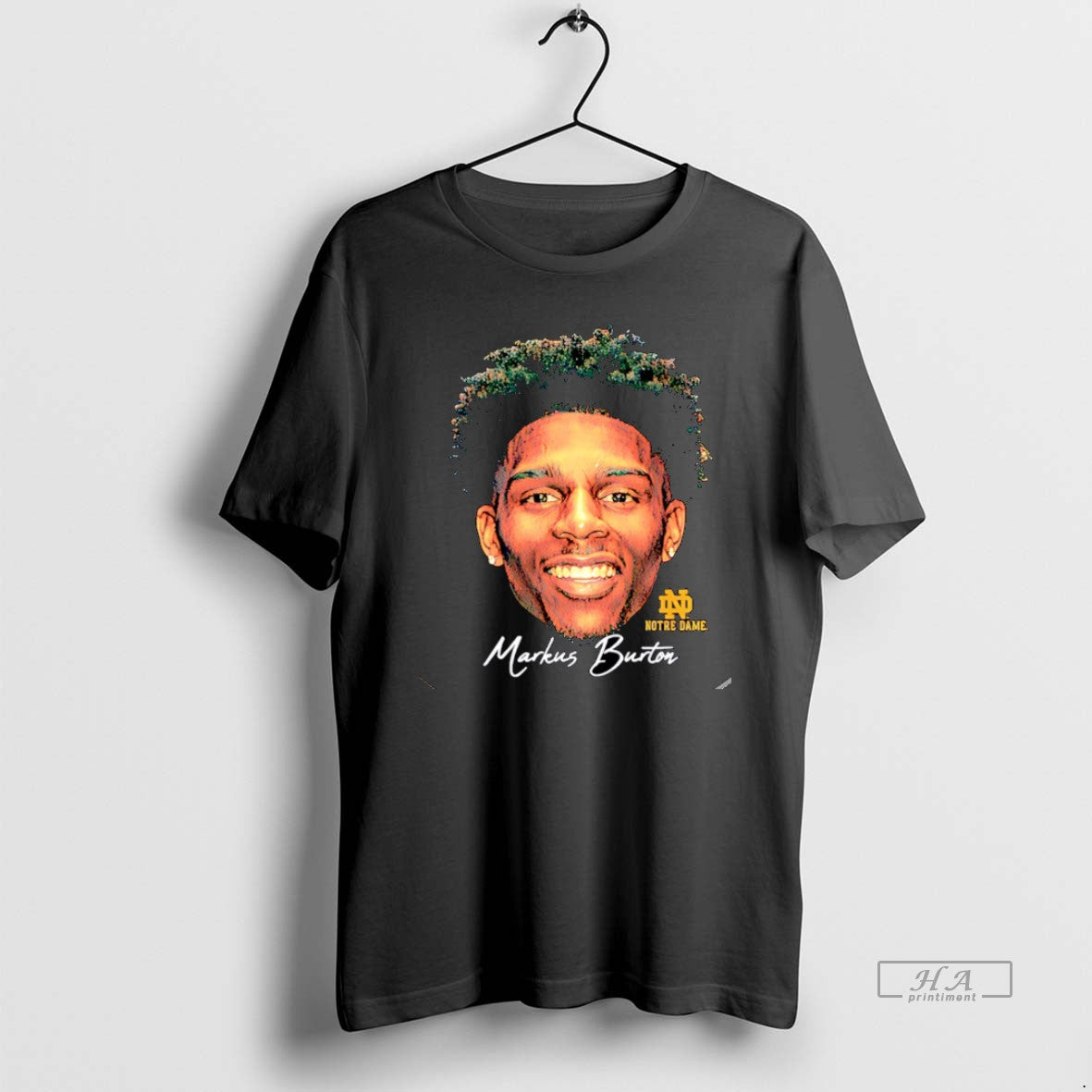 Official Markus Burton Notre Dame Basketball Game Face Christmas T-Shirts, Hoodie, Sweatshirt | CiraTrend.com