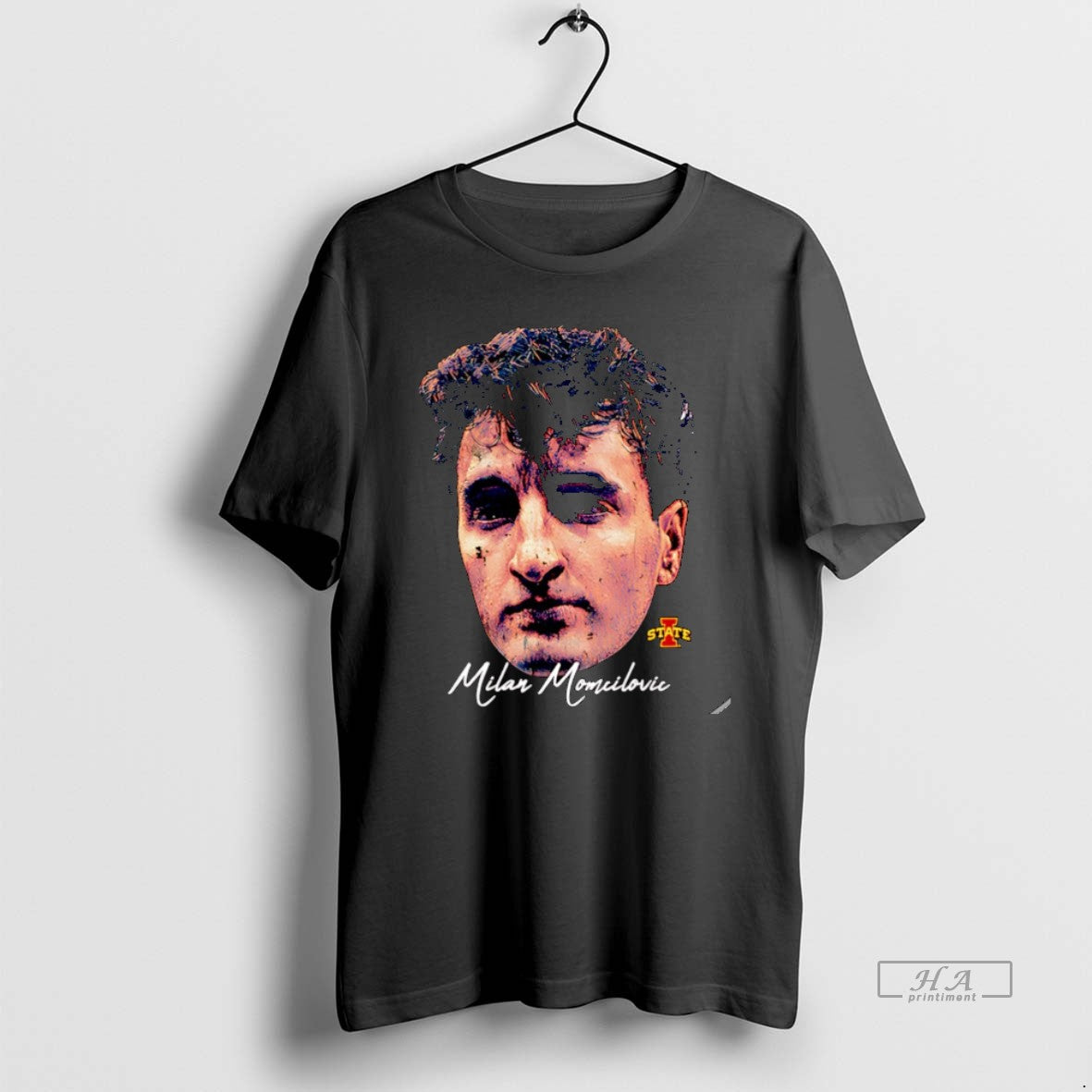 Official Milan Momcilovic Iowa State Basketball Game Face Christmas T-Shirts, Hoodie, Sweatshirt | CiraTrend.com