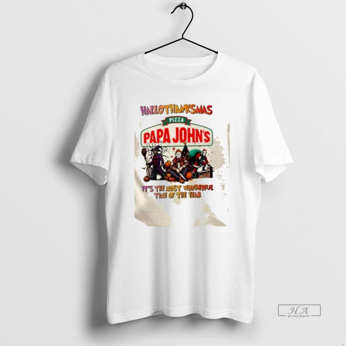 Official Trendy Horror Movies X Papa Johns Happy Hallothanksmas Its The Most Wonderful Time Of